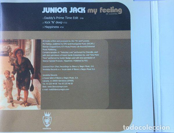 CDs de m&uacute;sica: Junior Jack &ndash; My Feeling (CD, Vendetta Records VENCD 254 (CM)) - Foto 4