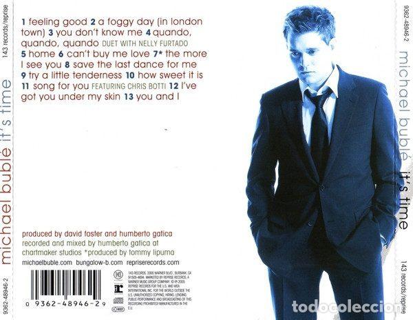 CDs de m&uacute;sica: Michael Bubl&eacute; &ndash; Its Time (CD, 143 Records 9362-48946-2) - Foto 2