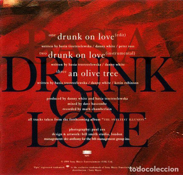 CDs de m&uacute;sica: Basia &ndash; Drunk On Love (CD, Epic 660315 2) - Foto 3