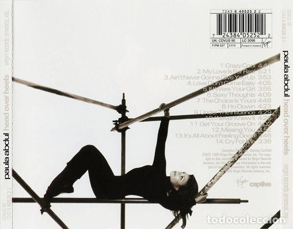 CDs de m&uacute;sica: Paula Abdul &ndash; Head Over Heels (CD, Virgin CDVUS 90) - Foto 2