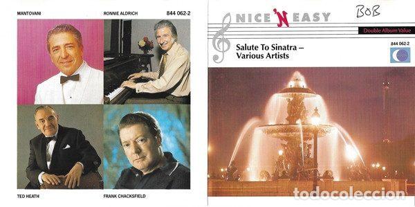 CDs de m&uacute;sica: Various &ndash; Salute To Sinatra (CD, Eclipse 844 062-2) - Foto 5