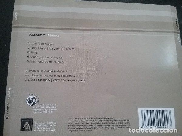 CDs de m&uacute;sica: Lullaby &ndash; RE-MAKE (CD, Lengua Armada LA005) - Foto 5