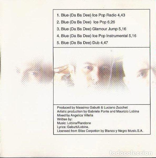CDs de m&uacute;sica: Eiffel 65 &ndash; Blue (Da Ba Dee) (CD, Blanco Y Negro BNCD 972 (CM)) - Foto 2