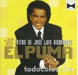 CD de M&uacute;sica: Jos&eacute; Luis Rodr&iacute;guez El Puma &ndash; 15 &Eacute;xitos De Jos&eacute; Luis Rodr&iacute;guez El Puma (CD, Klasico Records KR-002)