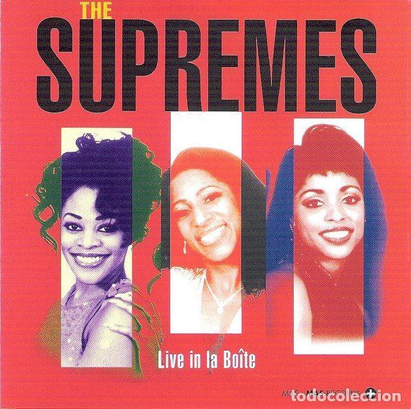 CDs de m&uacute;sica: The Supremes &ndash; Live In La Bo&icirc;te (CD, Mas I Mas Records 011)