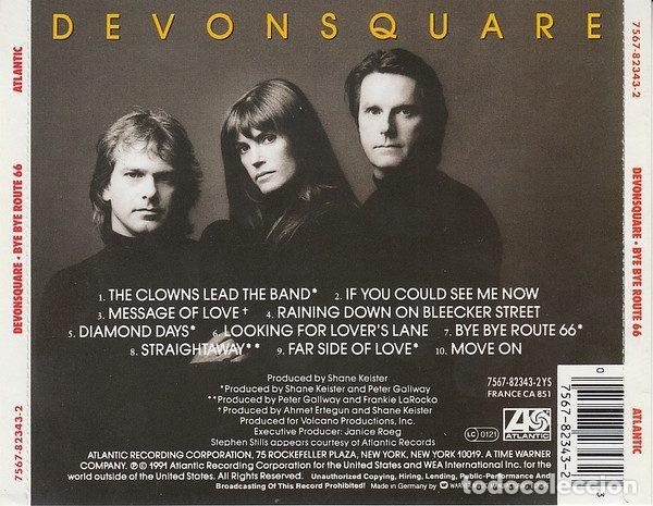 CDs de m&uacute;sica: Devonsquare &ndash; Bye Bye Route 66 (CD, Atlantic 7567-82343-2 YS) - Foto 2