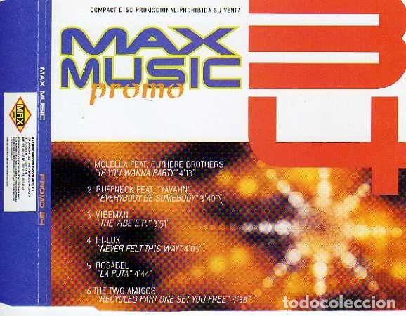 CD de M&uacute;sica: Various &ndash; Promo Max 34 (CD, Max Music none)