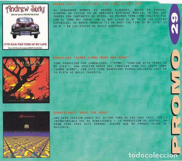 CDs de m&uacute;sica: Various &ndash; Promo Max 29 (CD, Max Music none) - Foto 4