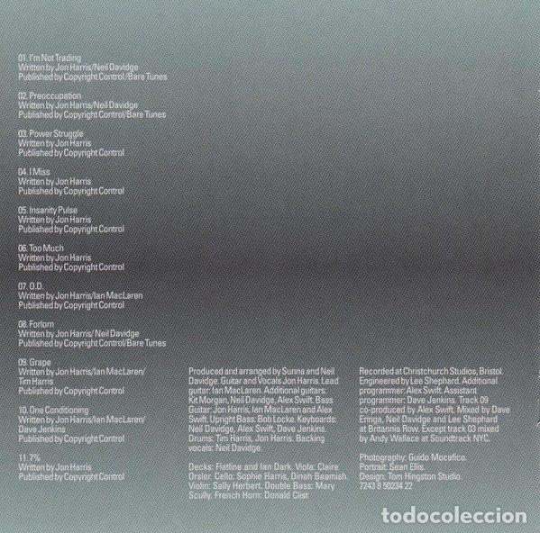 CDs de m&uacute;sica: Sunna &ndash; One Minute Science (CD, Melankolic CDSAD11) - Foto 8