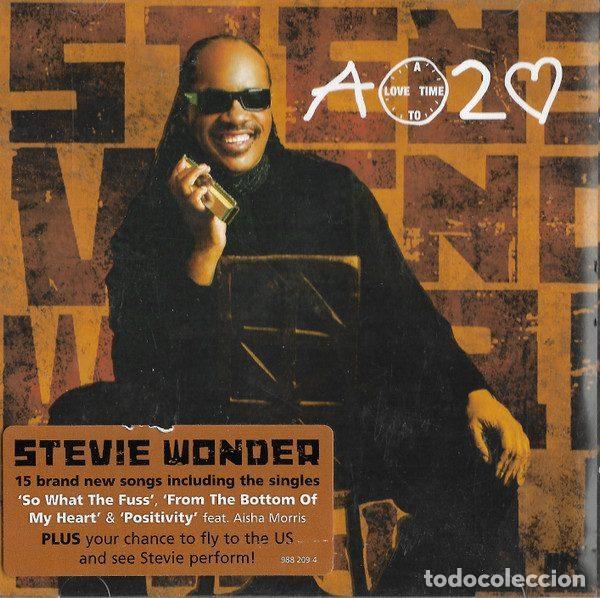 CDs de m&uacute;sica: Stevie Wonder &ndash; A Time 2 Love (CD, Motown 9882094)