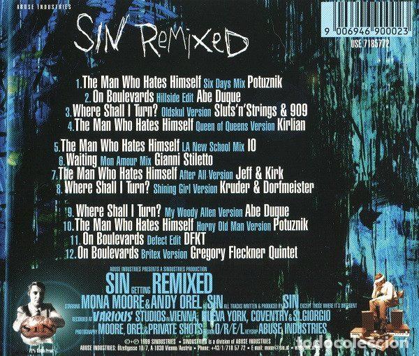 CDs de m&uacute;sica: Sin &ndash; Remixed (CD, Abuse Industries USE 7185772) - Foto 6