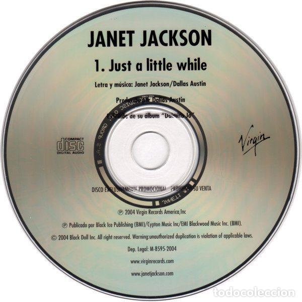 CDs de m&uacute;sica: Janet &ndash; Just A Little While (CD, Virgin JANET41) - Foto 3