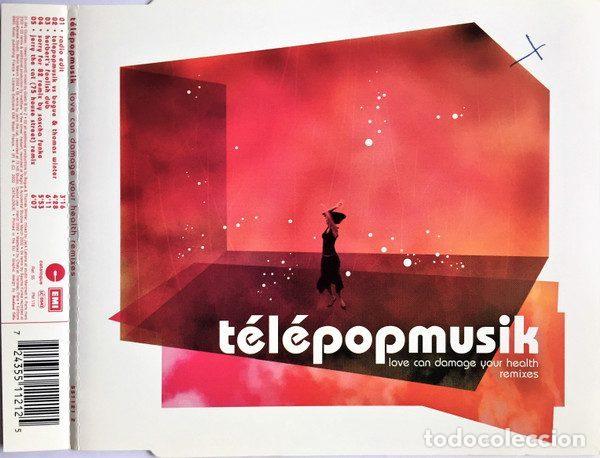 CD de M&uacute;sica: T&eacute;l&eacute;popmusik &ndash; Love Can Damage Your Health Remixes (CD, Catalogue Ref 55)
