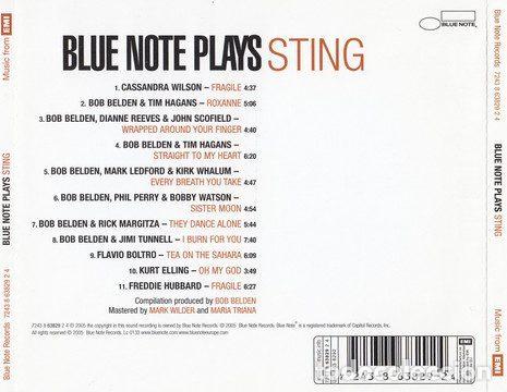 CDs de m&uacute;sica: Various &ndash; Blue Note Plays Sting (CD, Blue Note 7243 8 63829 2 4) - Foto 3