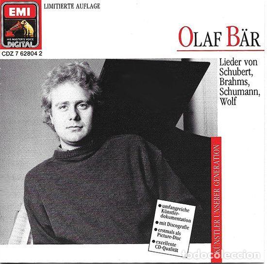 CD de M&uacute;sica: Olaf B&auml;r - Geoffrey Parsons &ndash; Lieder Von Schubert, Brahms, Schumann, Wolf (CD, His Master's...