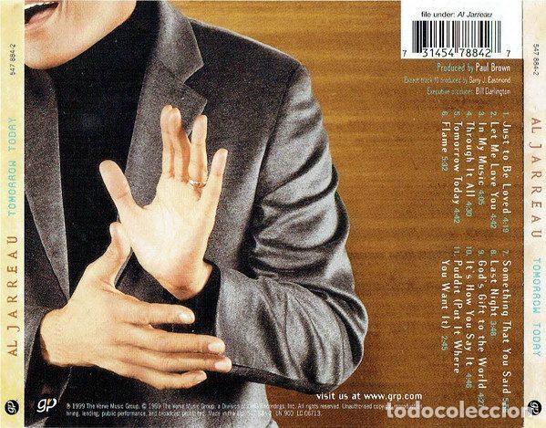 CDs de m&uacute;sica: Al Jarreau &ndash; Tomorrow Today (CD, GRP 547 884-2) - Foto 2