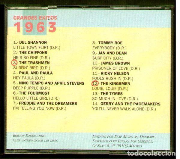 CDs de m&uacute;sica: Various &ndash; Grandes Exitos 1963 (CD, Los 60 De Los 60 50901963) - Foto 2