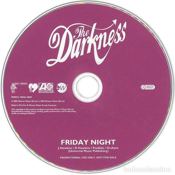 CDs de m&uacute;sica: The Darkness &ndash; Friday Night (CD, Atlantic PR05010) - Foto 3