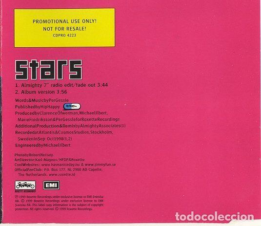 CDs de m&uacute;sica: Roxette &ndash; Stars (CD, EMI CDPRO 4223) - Foto 2