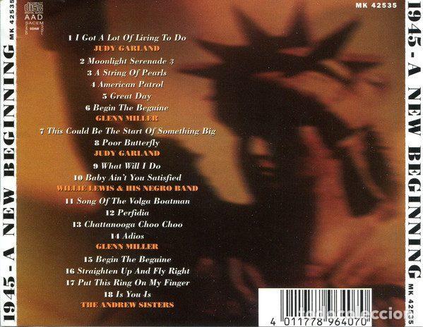 CDs de m&uacute;sica: Various &ndash; 1945 A New Beginning (CD, Not On Label MK 42535) - Foto 3
