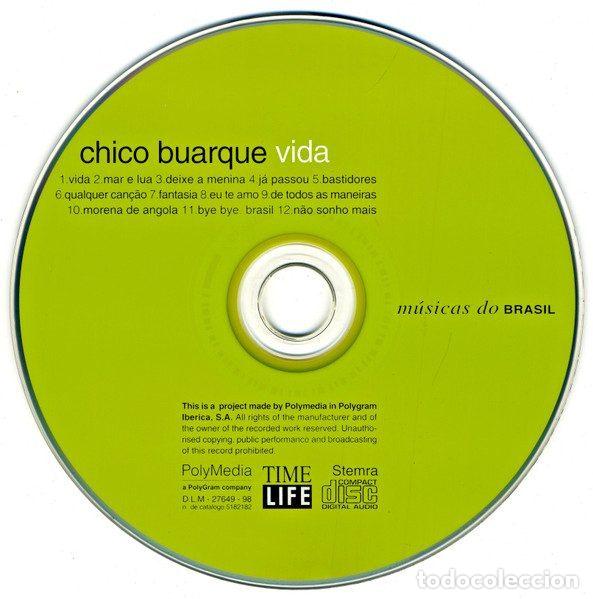 CDs de m&uacute;sica: Chico Buarque &ndash; Vida (CD, PolyGram 5182182) - Foto 4