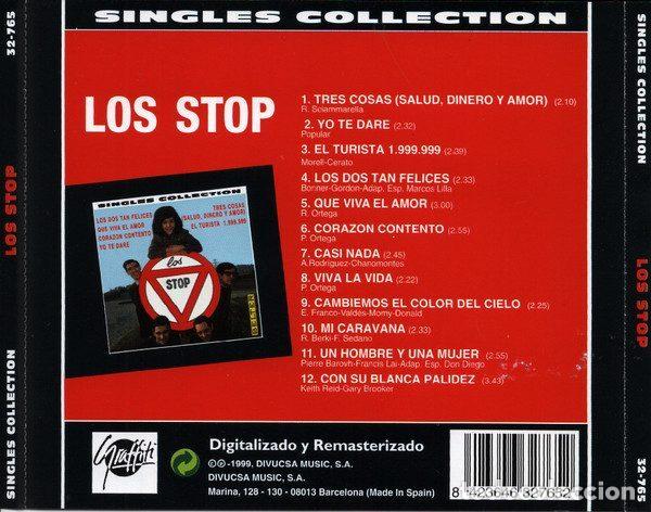 CDs de m&uacute;sica: Los Stop &ndash; Singles Collection (CD, Graffiti 32-765) - Foto 2