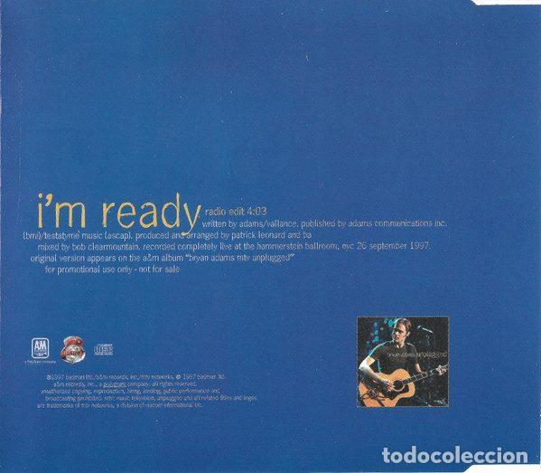 CDs de m&uacute;sica: Bryan Adams &ndash; Im Ready (CD, A&M Records 588 574-2) - Foto 2