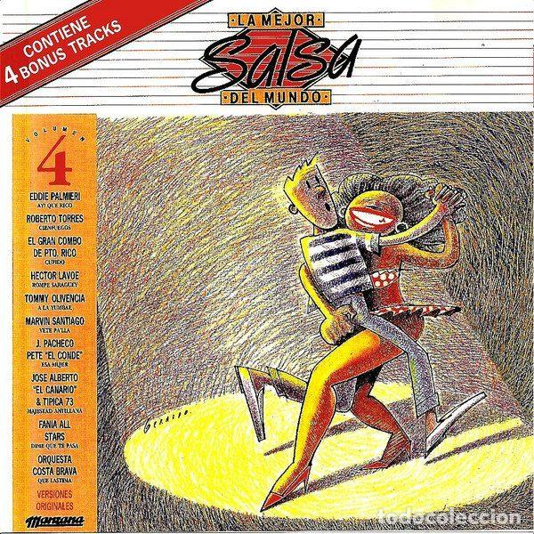 Music CDs: Various &ndash; La Mejor Salsa Del Mundo. Volumen 4 (CD, Manzana MACD-7)