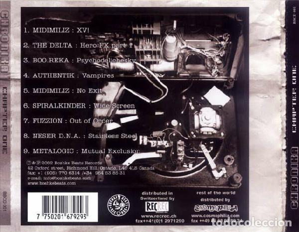 CDs de m&uacute;sica: Various &ndash; Chronika Chapter One (CD, Boshke Beats Records BBCD 001) - Foto 2