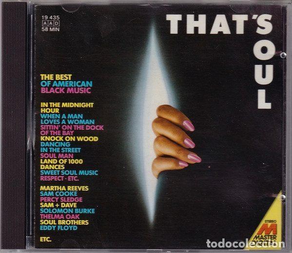 CDs de m&uacute;sica: Various &ndash; Thats Soul (CD, Master Digital 19 435) - Foto 8
