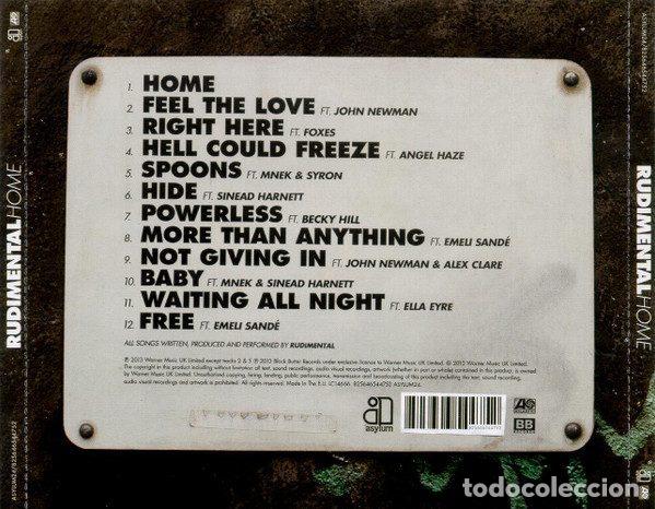 CDs de m&uacute;sica: Rudimental &ndash; Home (CD, Asylum Records ASYLUM24) - Foto 3