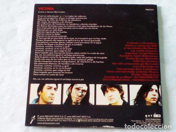 CDs de m&uacute;sica: Barricada &ndash; V&iacute;ctima (CD, DRO PR01921) - Foto 2