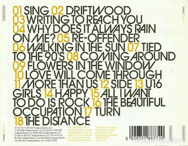 CDs de m&uacute;sica: Travis &ndash; Singles (CD, Independiente 50997 518877 20) - Foto 2