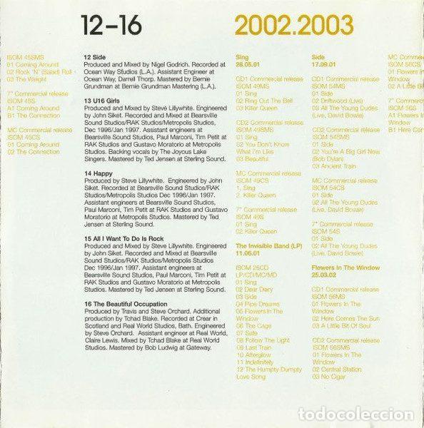 CDs de m&uacute;sica: Travis &ndash; Singles (CD, Independiente 50997 518877 20) - Foto 6
