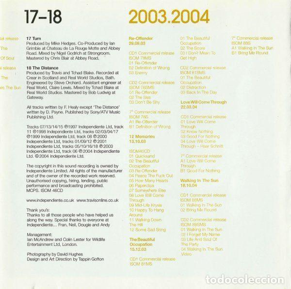 CDs de m&uacute;sica: Travis &ndash; Singles (CD, Independiente 50997 518877 20) - Foto 7
