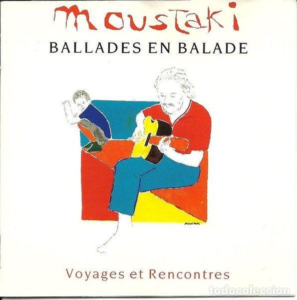 CD di Musica: Moustaki &ndash; Ballades En Balade - Voyages Et Rencontres (CD, PolyGram Distribution 841 372-2)