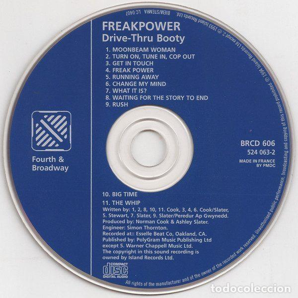 CDs de m&uacute;sica: Freak Power &ndash; Drive-Thru Booty (CD, 4th & Broadway BRCD 606) - Foto 3