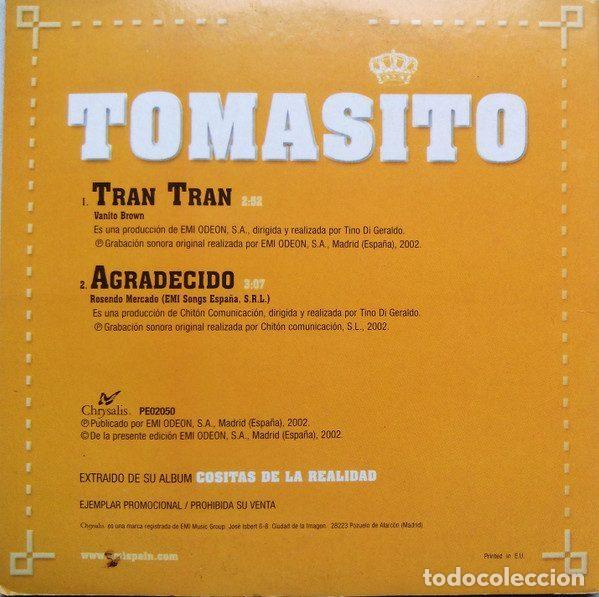 CDs de m&uacute;sica: Tomasito &ndash; Tran Tran (CD, Chrysalis PE02050) - Foto 2