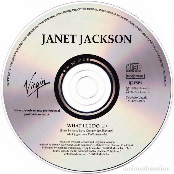 CD di Musica: Janet Jackson &ndash; What'll I Do (CD, Virgin JJRESP1)