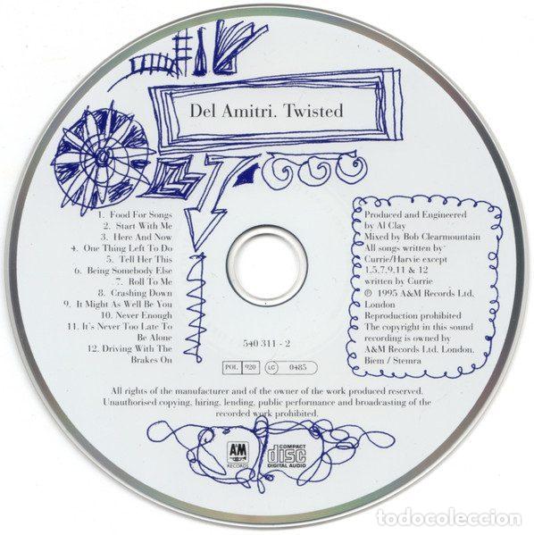 CDs de m&uacute;sica: Del Amitri &ndash; Twisted (CD, A&M Records 540 311-2) - Foto 6