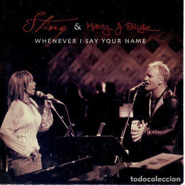 CD di Musica: Sting & Mary J Blige &ndash; Whenever I Say Your Name (CD, A&M Records none)