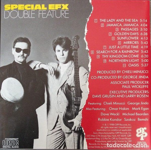 CDs de m&uacute;sica: Special EFX &ndash; Double Feature (CD, GRP GRD-9559) - Foto 3