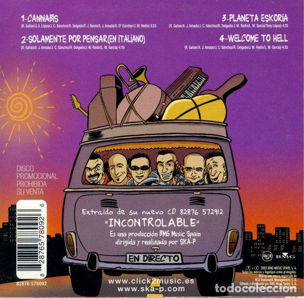 CDs de m&uacute;sica: Ska-P &ndash; Cannabis (CD, RCA 82876 578092) - Foto 2