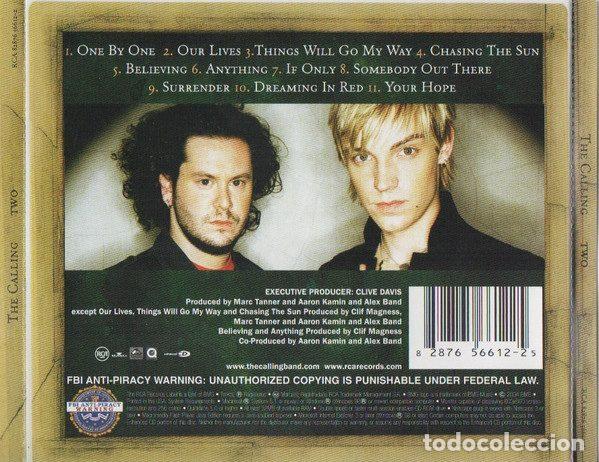 CDs de m&uacute;sica: The Calling &ndash; Two (CD, RCA 82876 56612-2) - Foto 2