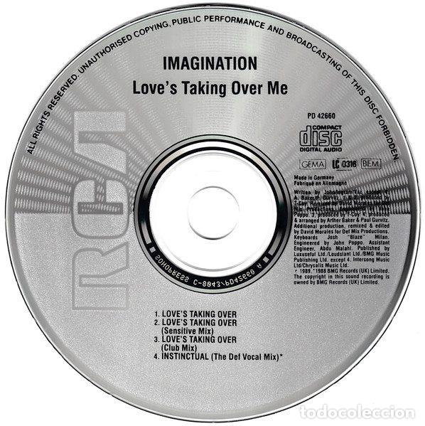 CDs de m&uacute;sica: Imagination &ndash; Loves Taking Over (CD, RCA PD 42660) - Foto 3