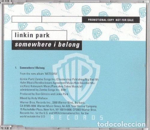 Musik-CDs: Linkin Park &ndash; Somewhere I Belong (CD, Warner Bros. Records PRO3863)