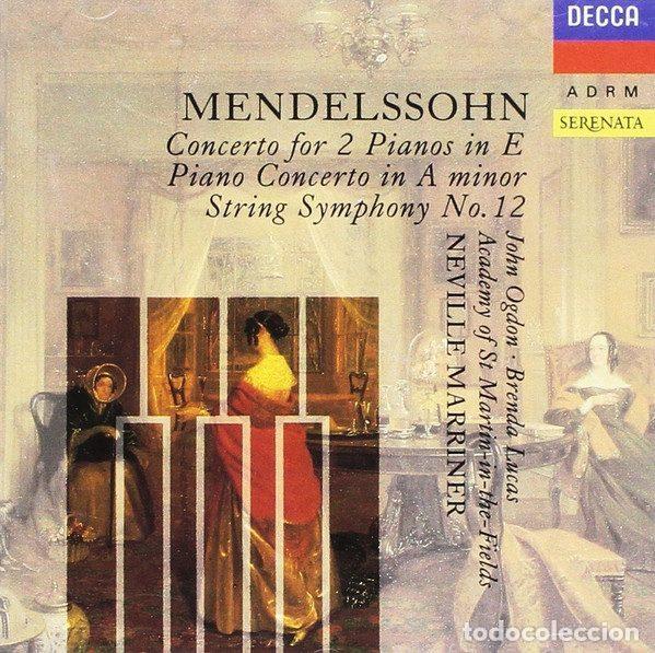 CD de M&uacute;sica: Mendelssohn - Brenda Lucas, John Ogdon, Academy Of St-Martin-in-the-Fields Director Neville...