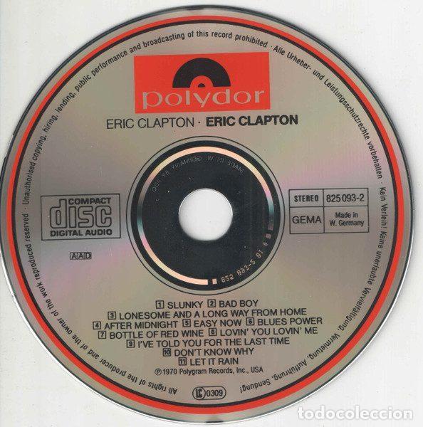 CDs de m&uacute;sica: Eric Clapton &ndash; Eric Clapton (CD, Polydor 825 093-2) - Foto 2