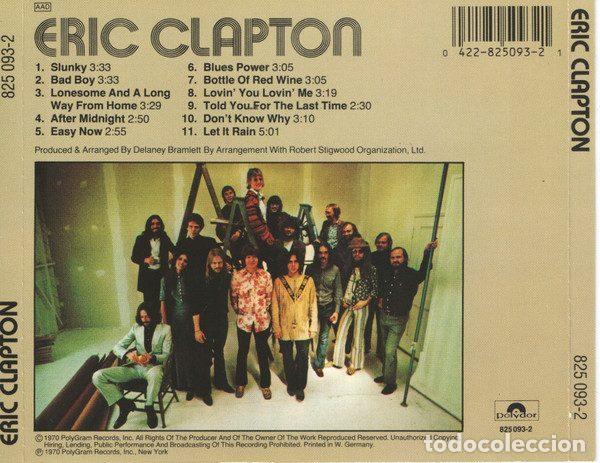 CDs de m&uacute;sica: Eric Clapton &ndash; Eric Clapton (CD, Polydor 825 093-2) - Foto 3