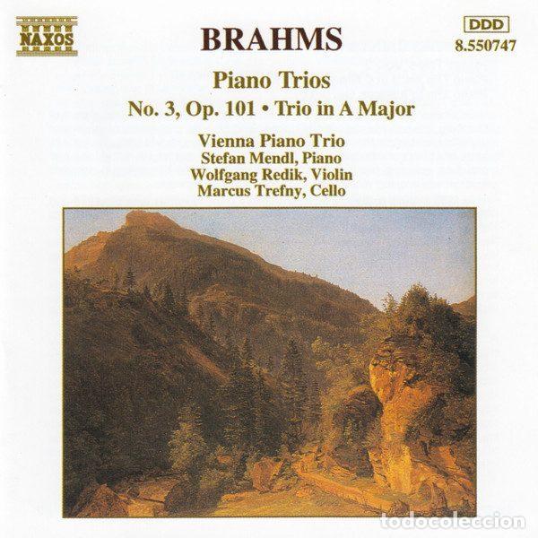 CD de M&uacute;sica: Johannes Brahms, Vienna Piano Trio &ndash; Piano Trios. No. 3, Op. 101 - Trio In A Major (CD, Naxos...